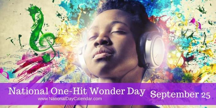 National One Hit Wonder Day Image