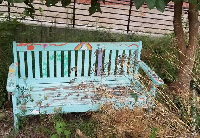 Painted Bench Image