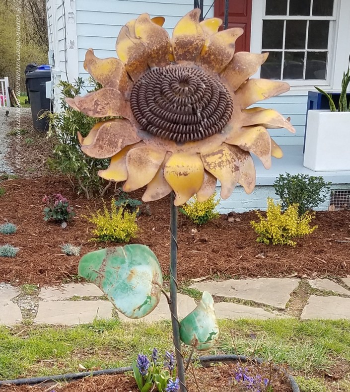 Metal Sunflower Image